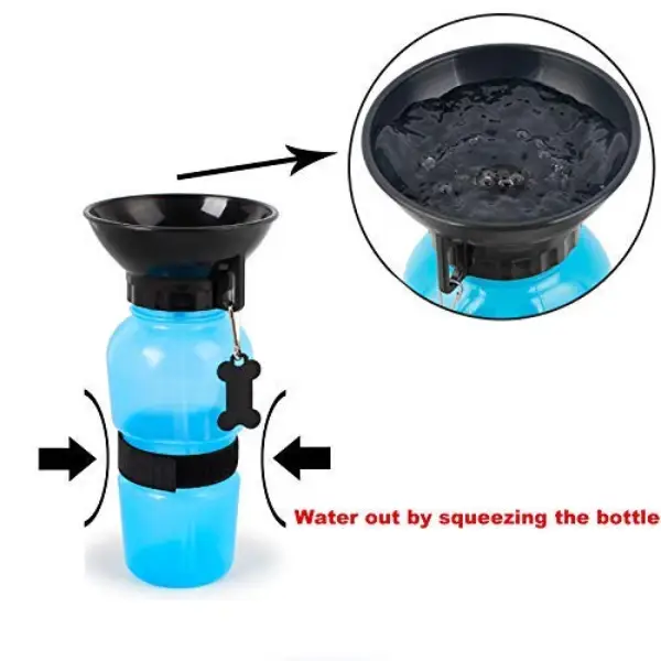 Aqua Water Bottle for Dog